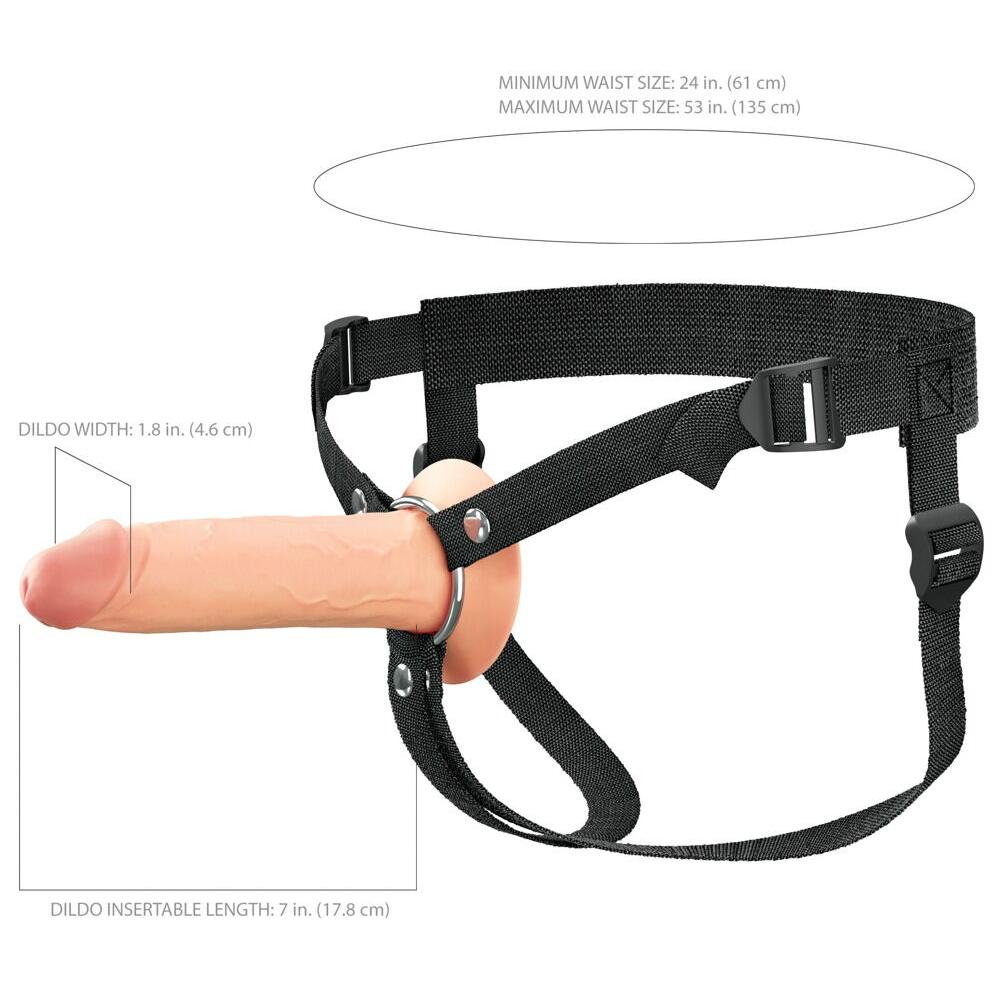 Hollow Silicone Strap-on Fantasy X-Tensions Elite 19,1 cm