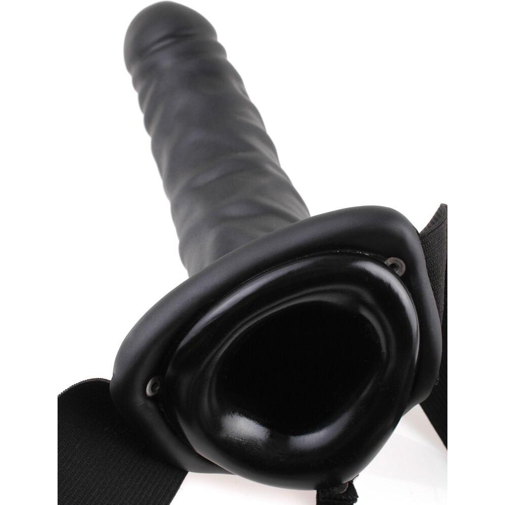 Sort Vibrerende Hul Strap-On ? Fetish Fantasy Series