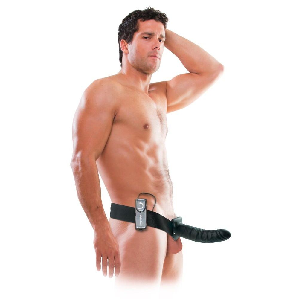 Sort Vibrerende Hul Strap-On ? Fetish Fantasy Series