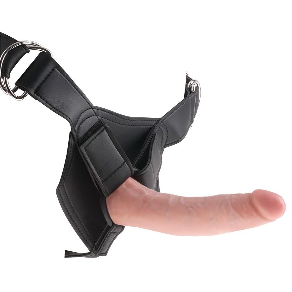 Strap-on with 7 Inch ? King Cock Harness med Dildo