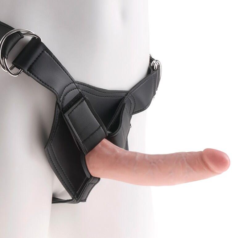 Strap-on with 7 Inch ? King Cock Harness med Dildo