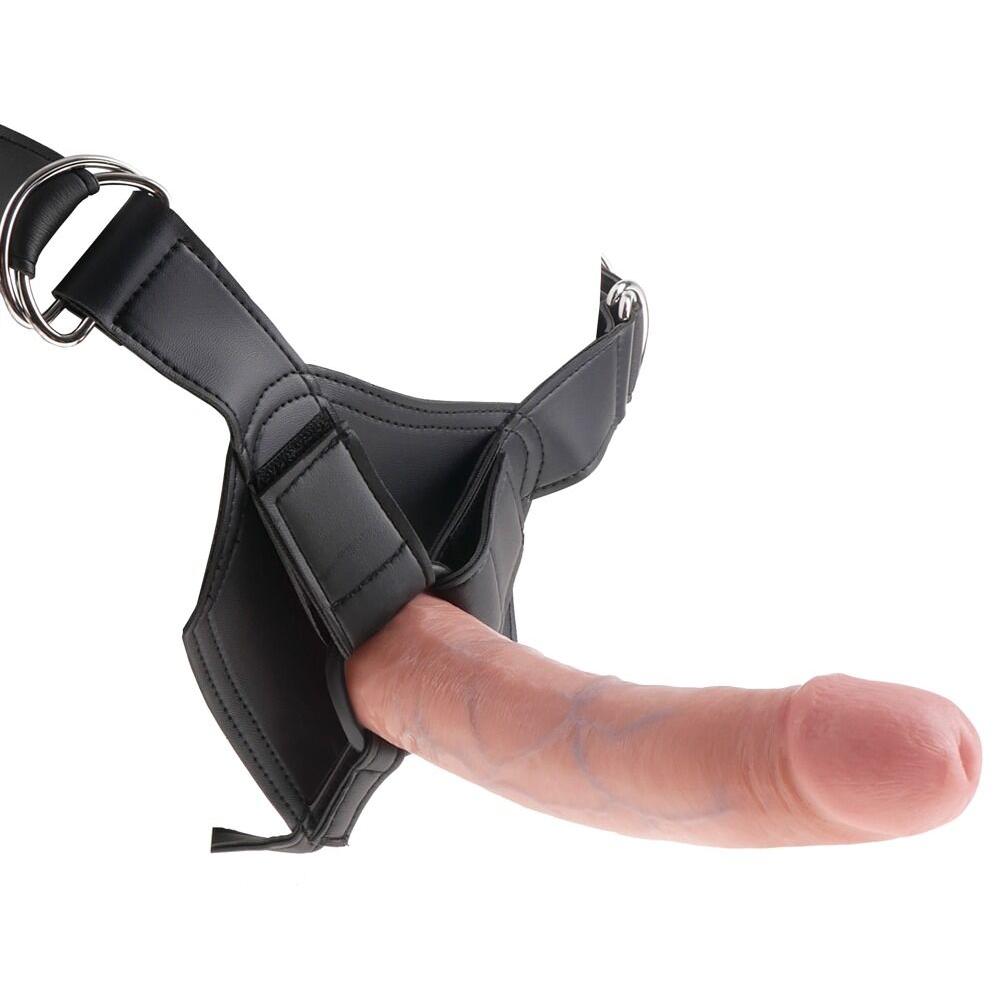 Strap-on with 8 Inch ? King Cock Harness med Dildo