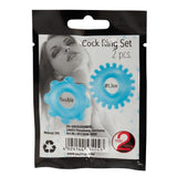 Cock Ring Set - 2 strukturerte ringer