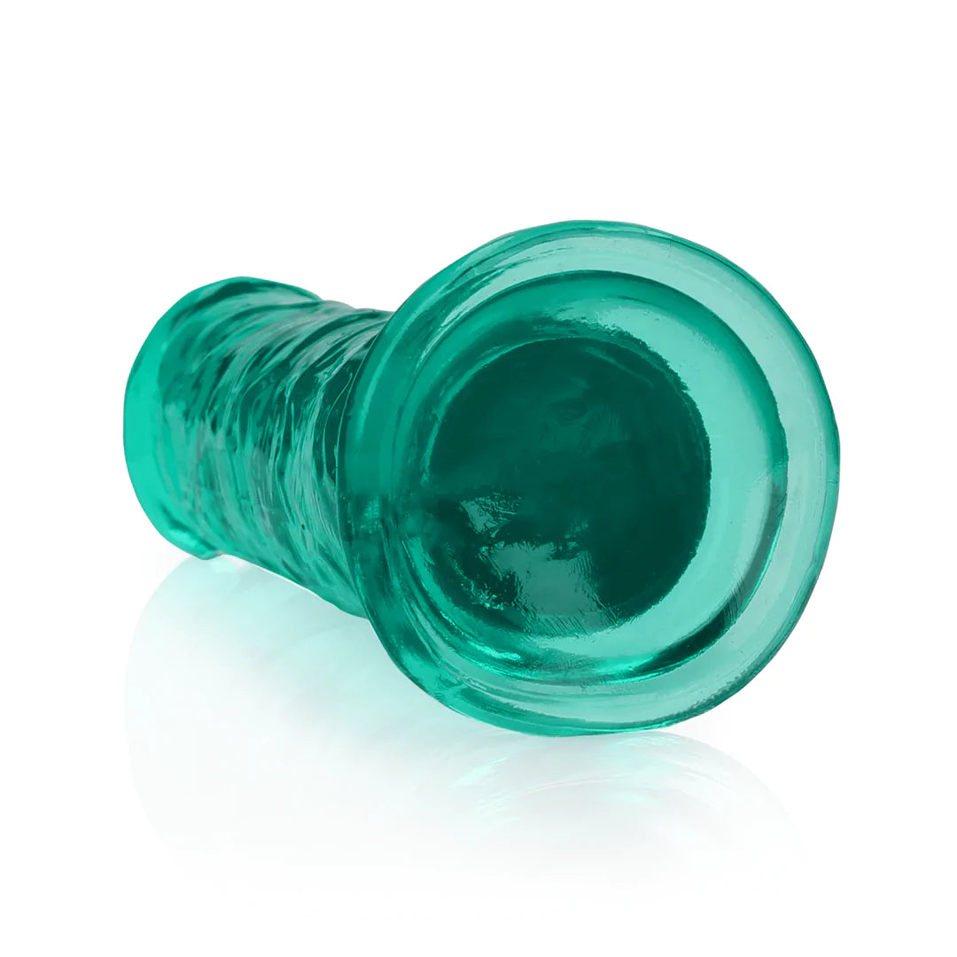 Rett Realistisk Dildo i Klar Grønn