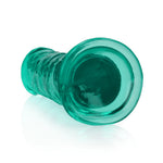 Rett Realistisk Dildo i Klar Grønn