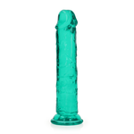 Rett Realistisk Dildo i Klar Grønn