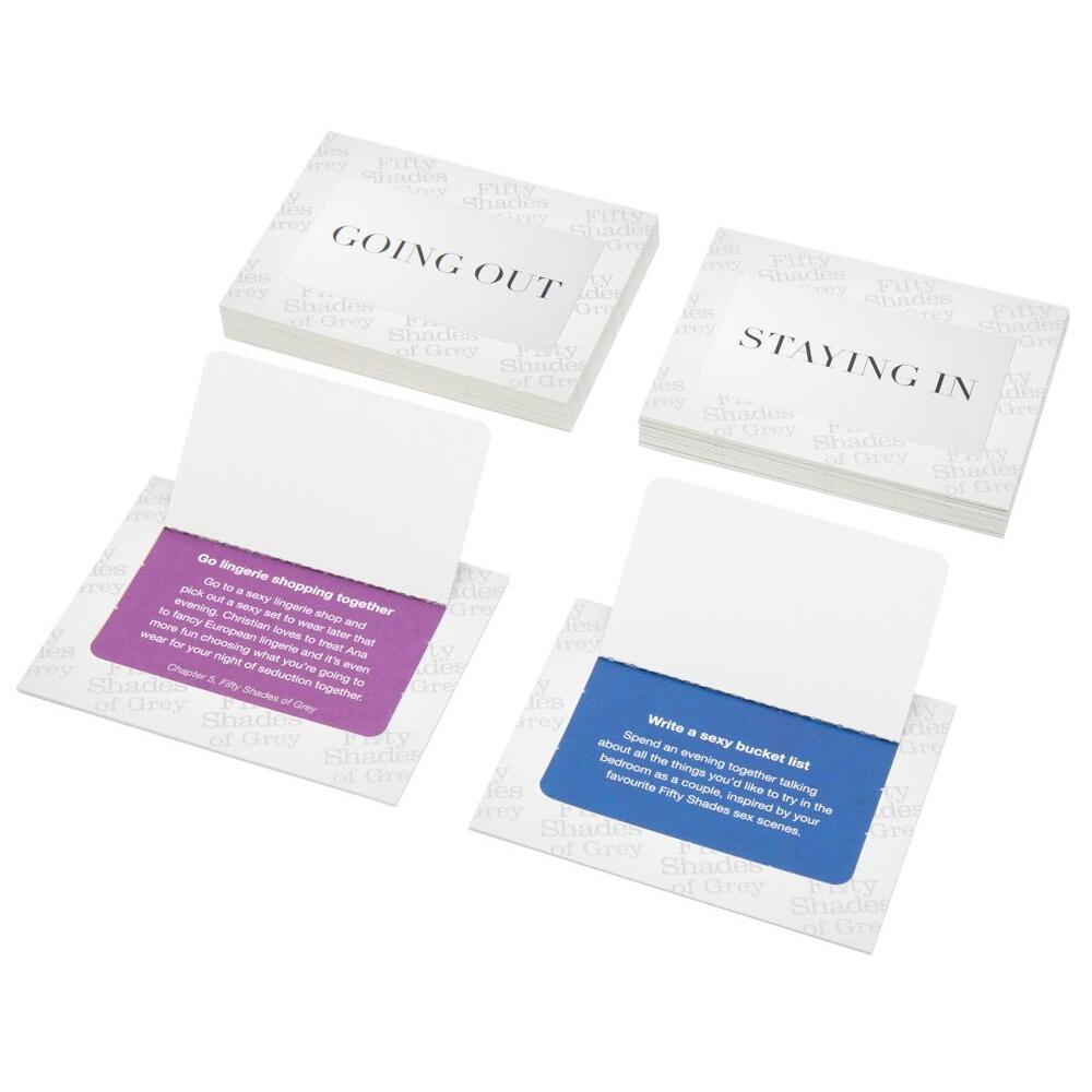 Play Nice Date Night Idea Cards fra Fifty Shades of Grey