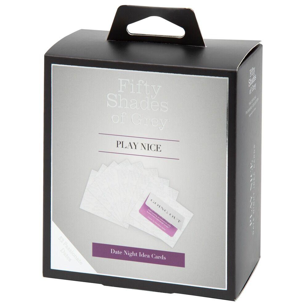 Play Nice Date Night Idea Cards fra Fifty Shades of Grey