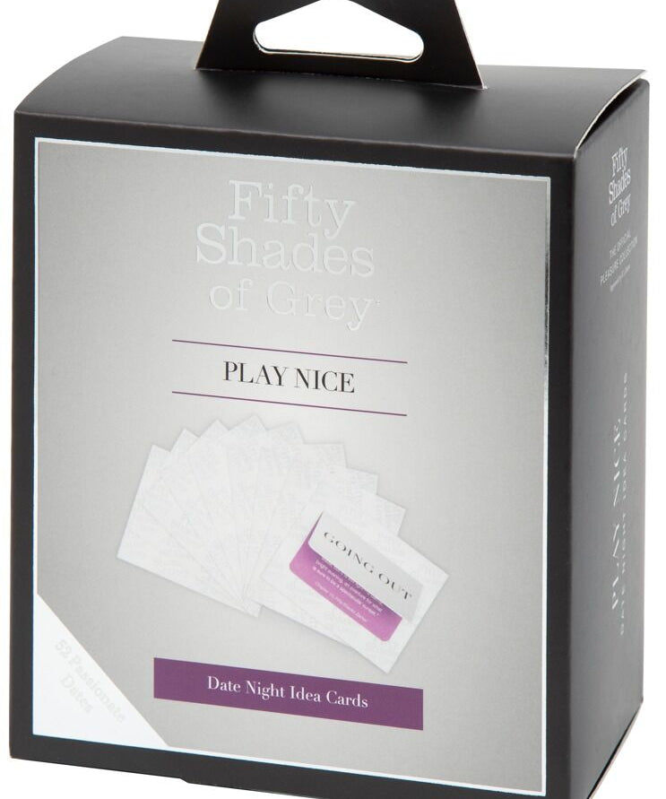 Play Nice Date Night Idea Cards fra Fifty Shades of Grey