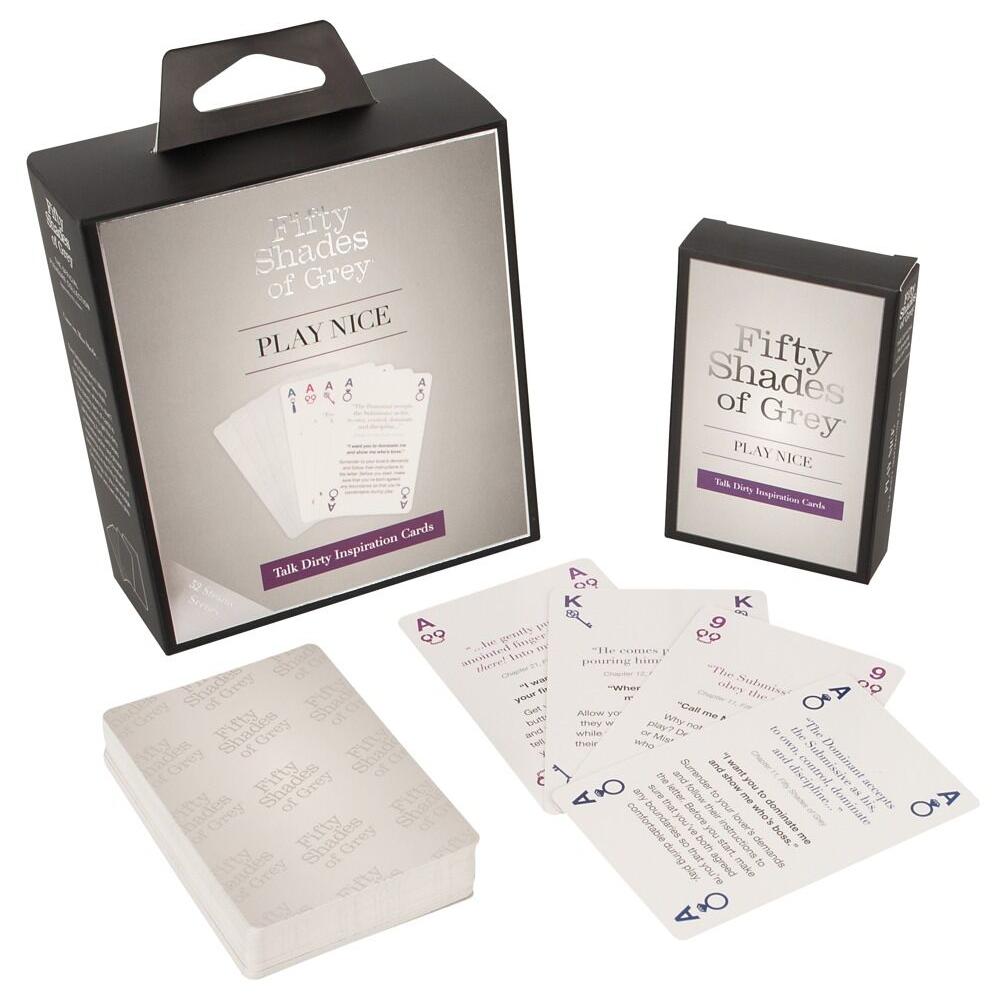 Play Nice Talk Dirty Inspiration Cards fra Fifty Shades of Grey