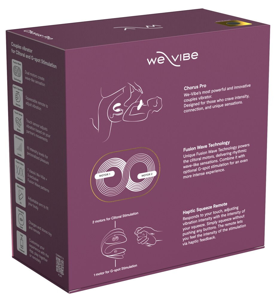 We-Vibe Chorus Pro Appstyrt Parvibrator ? Sort