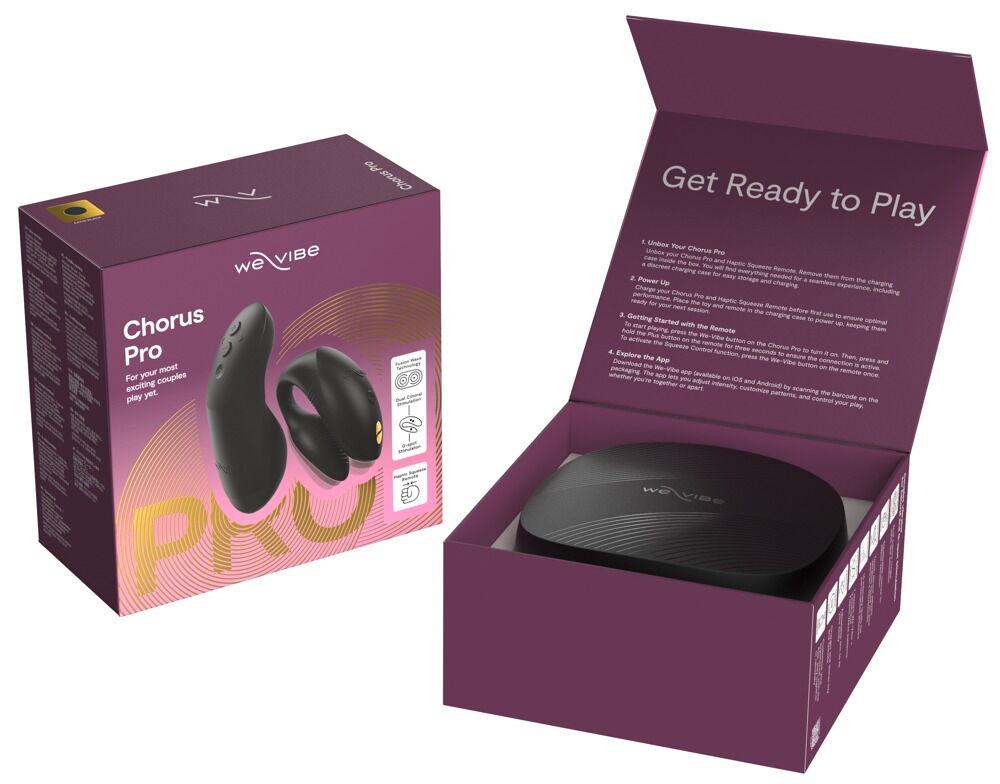 We-Vibe Chorus Pro Appstyrt Parvibrator ? Sort