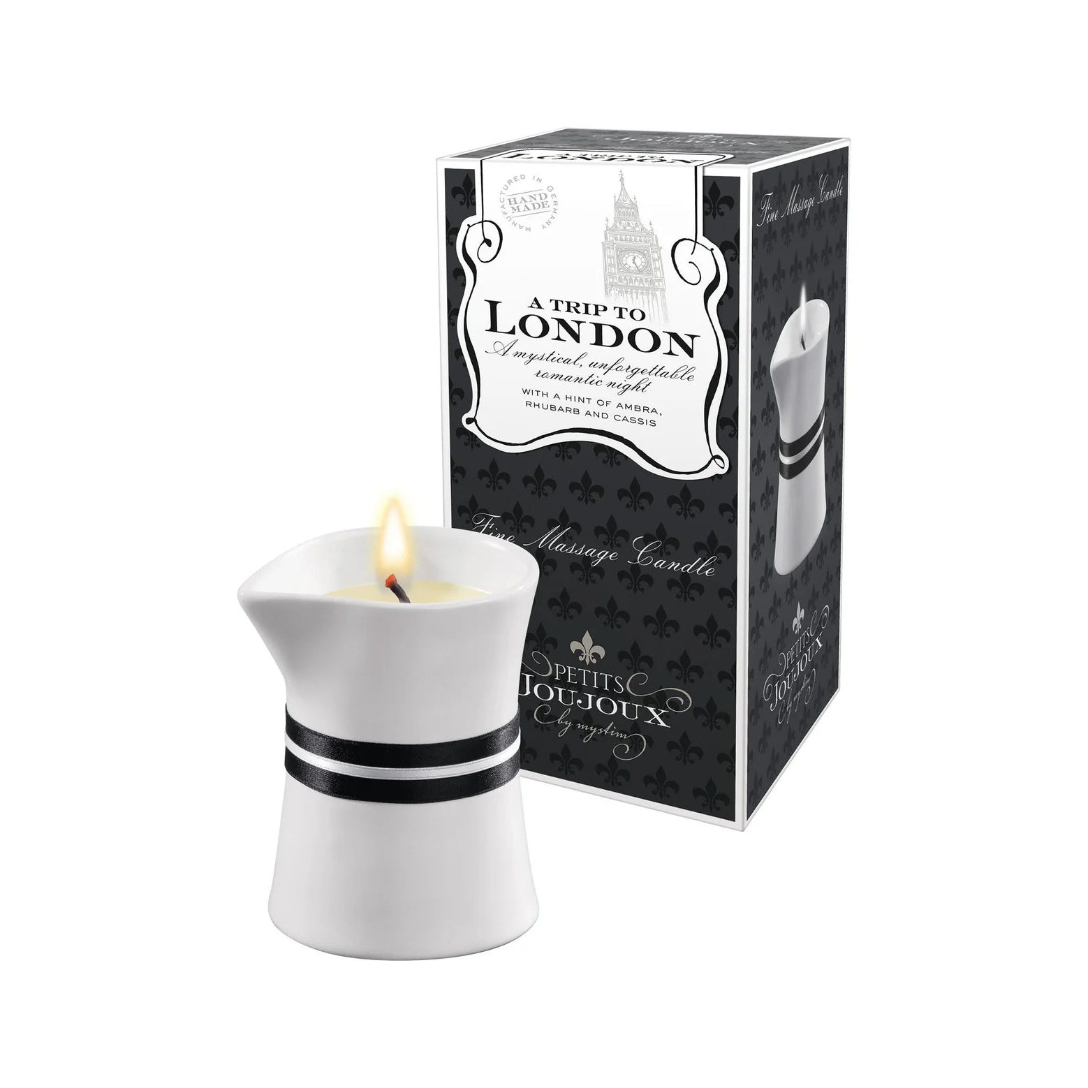 Petits Joujoux Massasjelys ? London med en duft av rabarbra & rav (120 gr)
