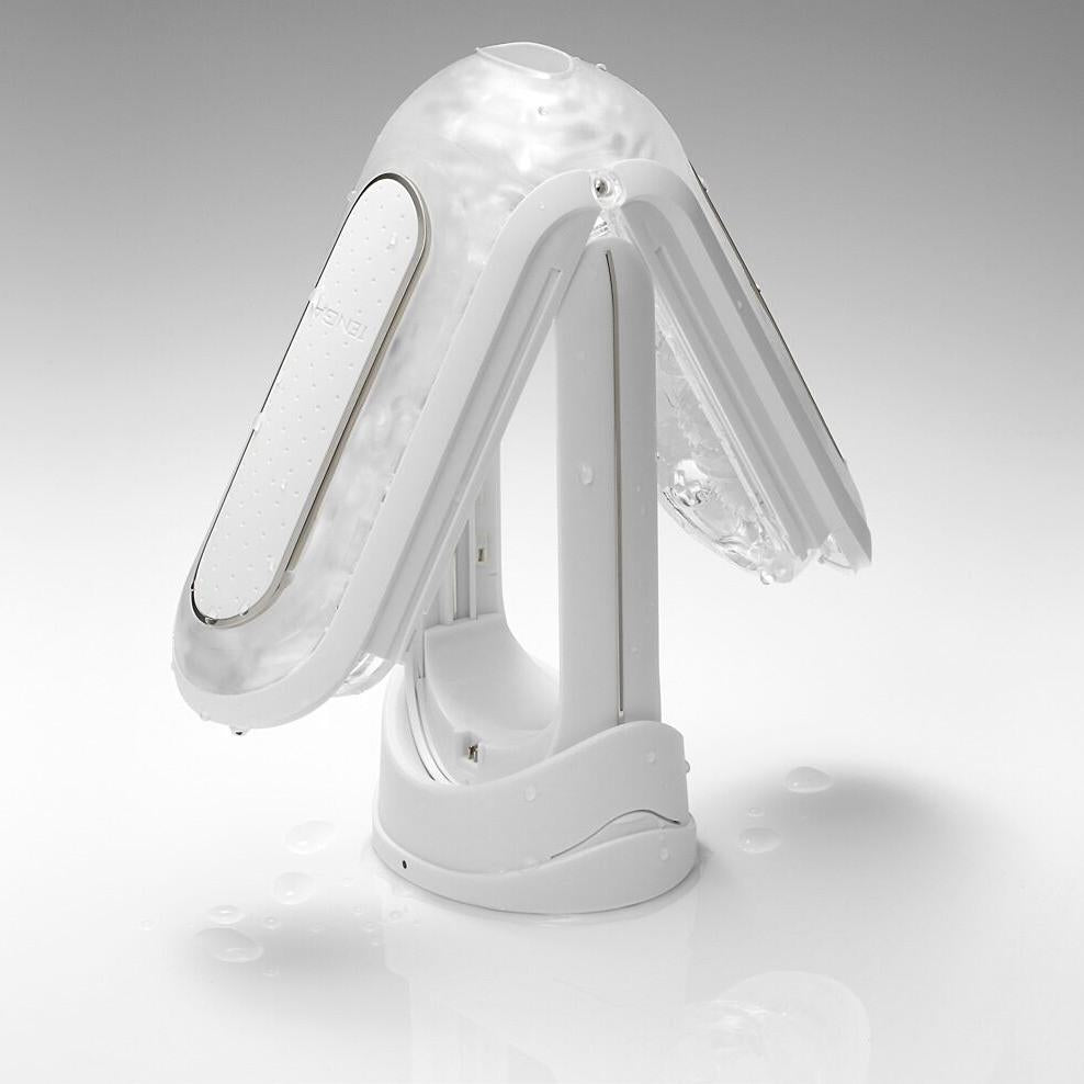Tenga Flip Zero EV med Vibrator - Hvit