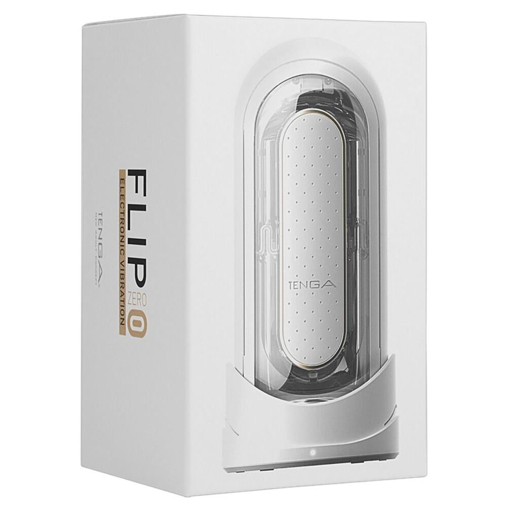 Tenga Flip Zero EV med Vibrator - Hvit