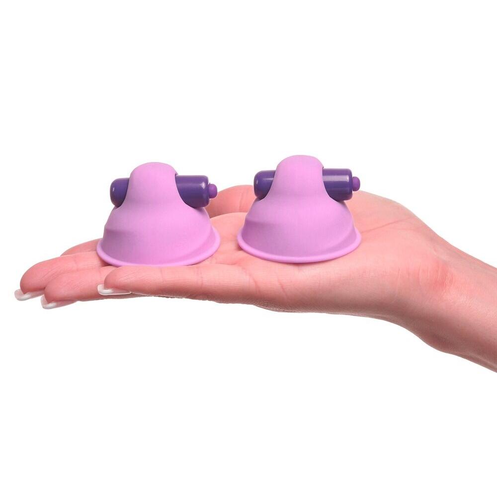 Vibrerende Nipple Suckers med vakuum og nupper