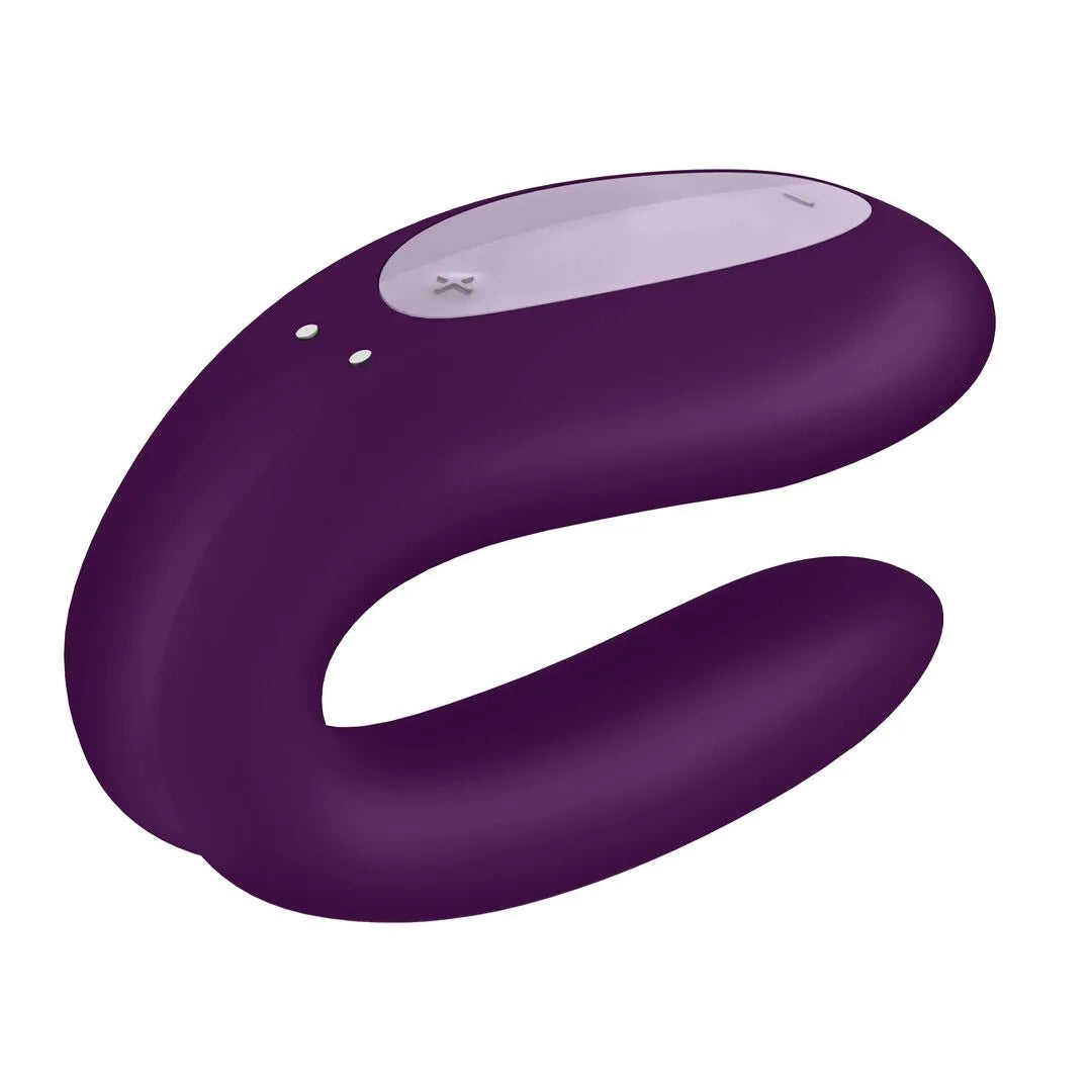 Satisfyer Double Joy Appstyrt Parvibrator - Lilla